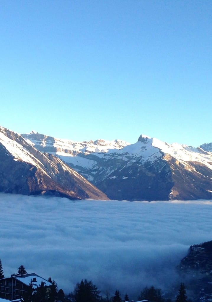 Sun and Cloud in Swiss Alps